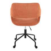 Lumi Source Margarite contemporary adjustable office desk chair with cushioned seat and backrest, modern ergonomic design.