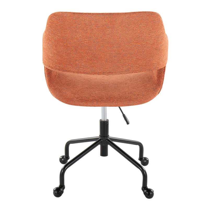 Lumi Source Margarite contemporary adjustable office desk chair with cushioned seat and backrest, modern ergonomic design.