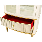 Scotts Square - Display Cabinet - Light Champagne - R&R Furniture Gallery (Fountain Valley, CA)