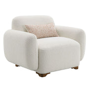 Darius - Chair With Pillow - Beige Boucle - R&R Furniture Gallery (Fountain Valley, CA)