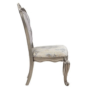 Ariadne - Side Chair (Set of 2) - Velvet & Antique Platinum - R&R Furniture Gallery (Fountain Valley, CA)