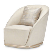 La Rachelle - Swivel Chair - Gold Rush / Champagne - R&R Furniture Gallery (Fountain Valley, CA)