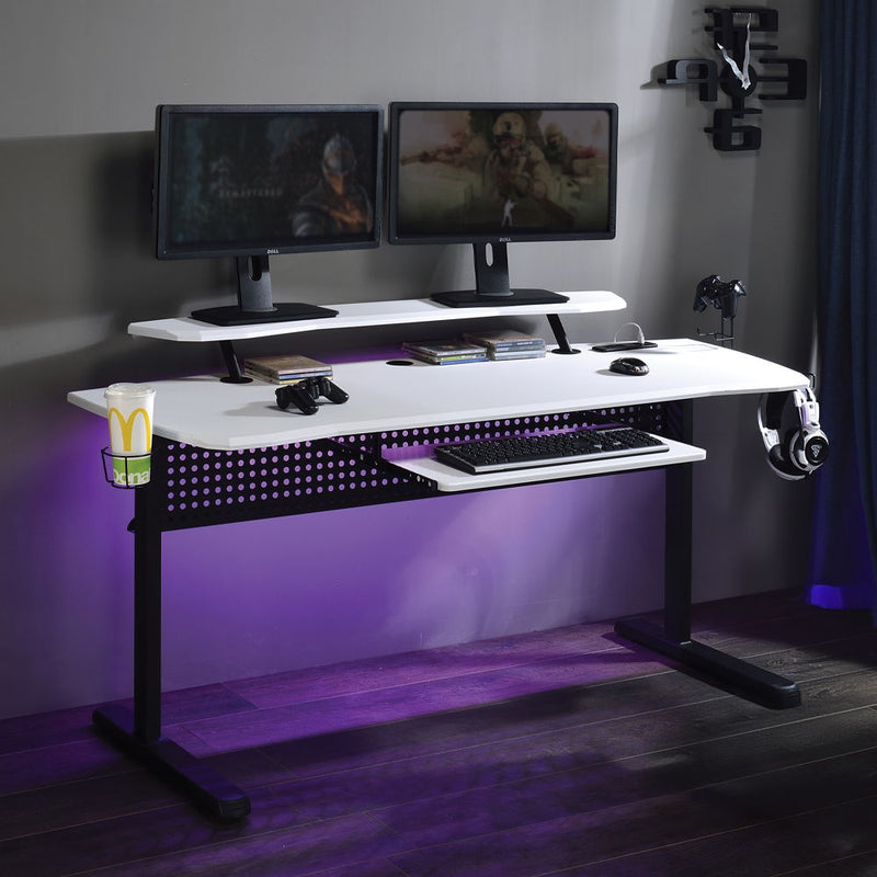 Vildre - Gaming Table w/USB Port - R&R Furniture Gallery (Fountain Valley, CA)