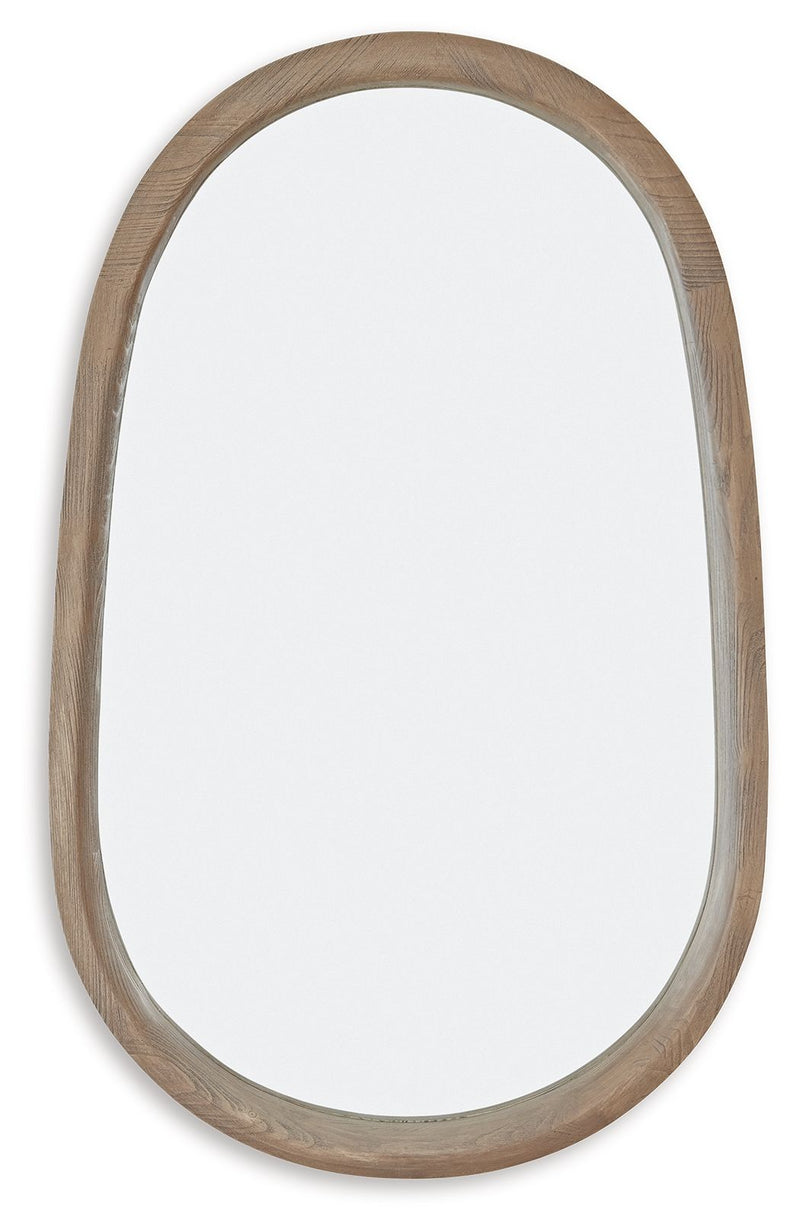 Aarilynn - Accent Mirror - Antique Brown - R&R Furniture Gallery (Fountain Valley, CA)
