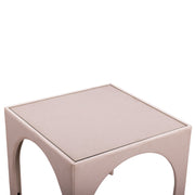 Tomlin 5-piece living room set by TOV Furniture featuring a game table and matching ottomans in a modern design.