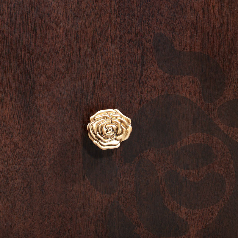 Camellia Field - Media Cabinet - Dark Brown - R&R Furniture Gallery (Fountain Valley, CA)