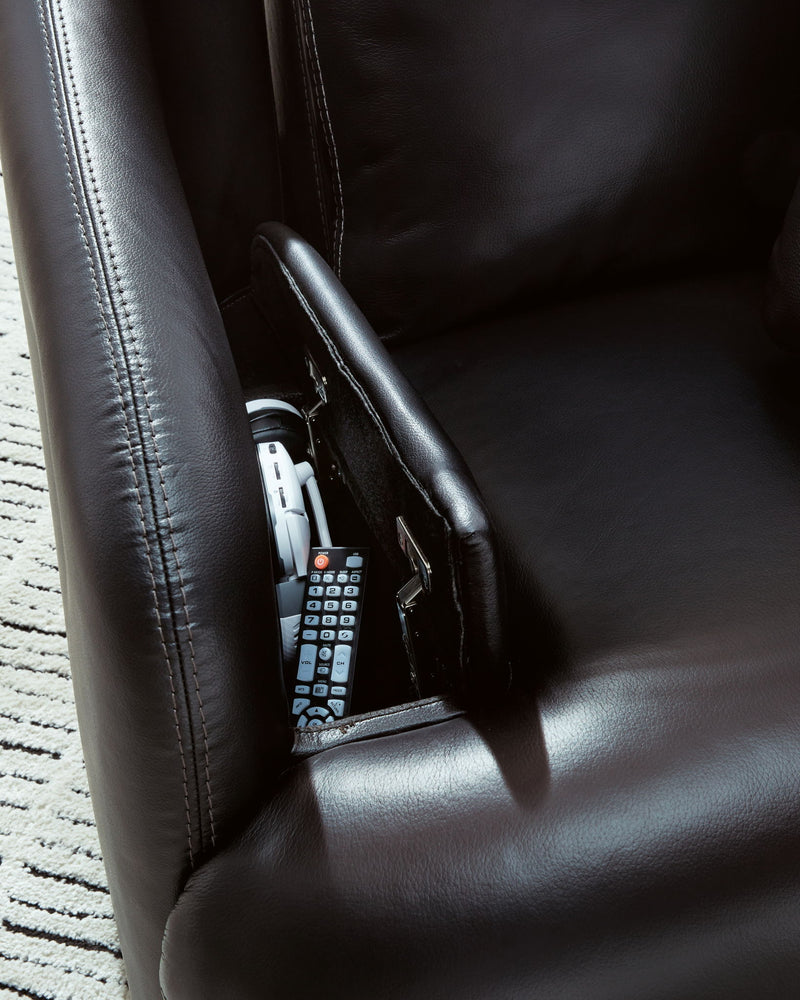 Modmax II - Swivel Glider Recliner - Black - R&R Furniture Gallery (Fountain Valley, CA)
