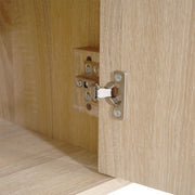 4 Door TV Cabinet, 2 Storage Spaces, Adjustable Shelves - R&R Furniture Gallery (Fountain Valley, CA)