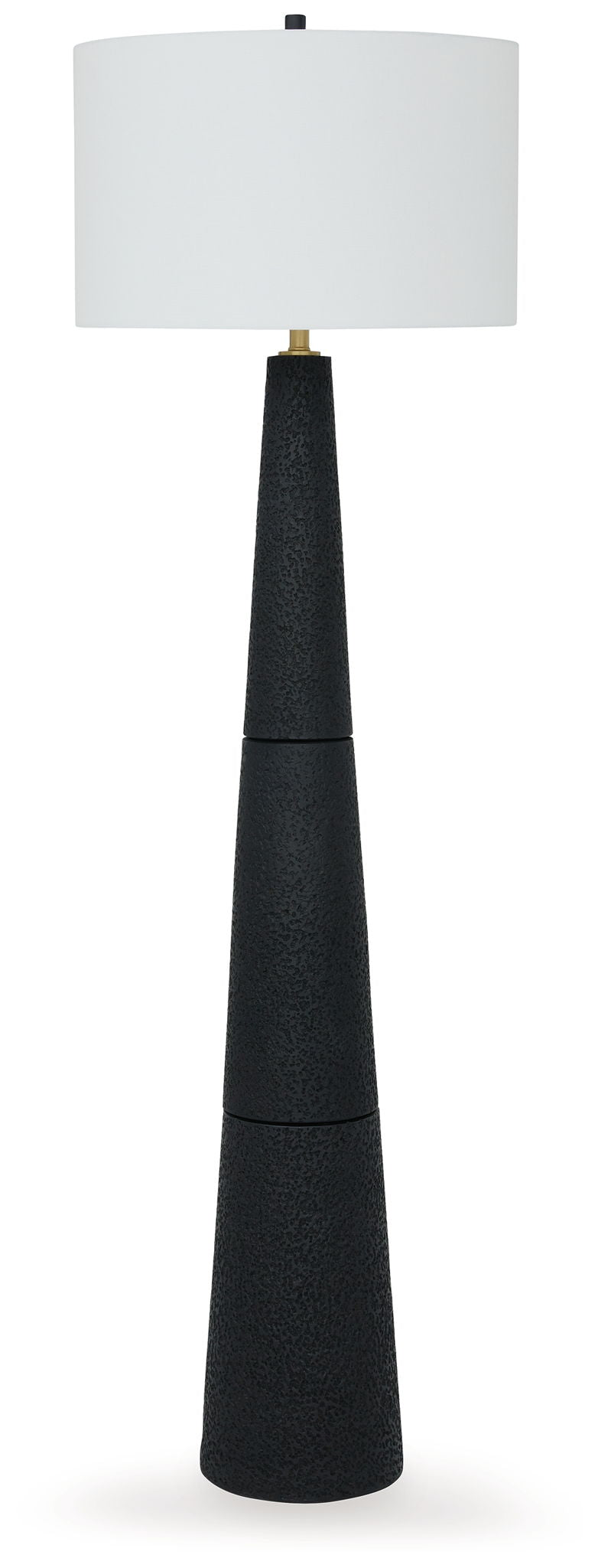 Hallburg - Poly Floor Lamp - Black - R&R Furniture Gallery (Fountain Valley, CA)