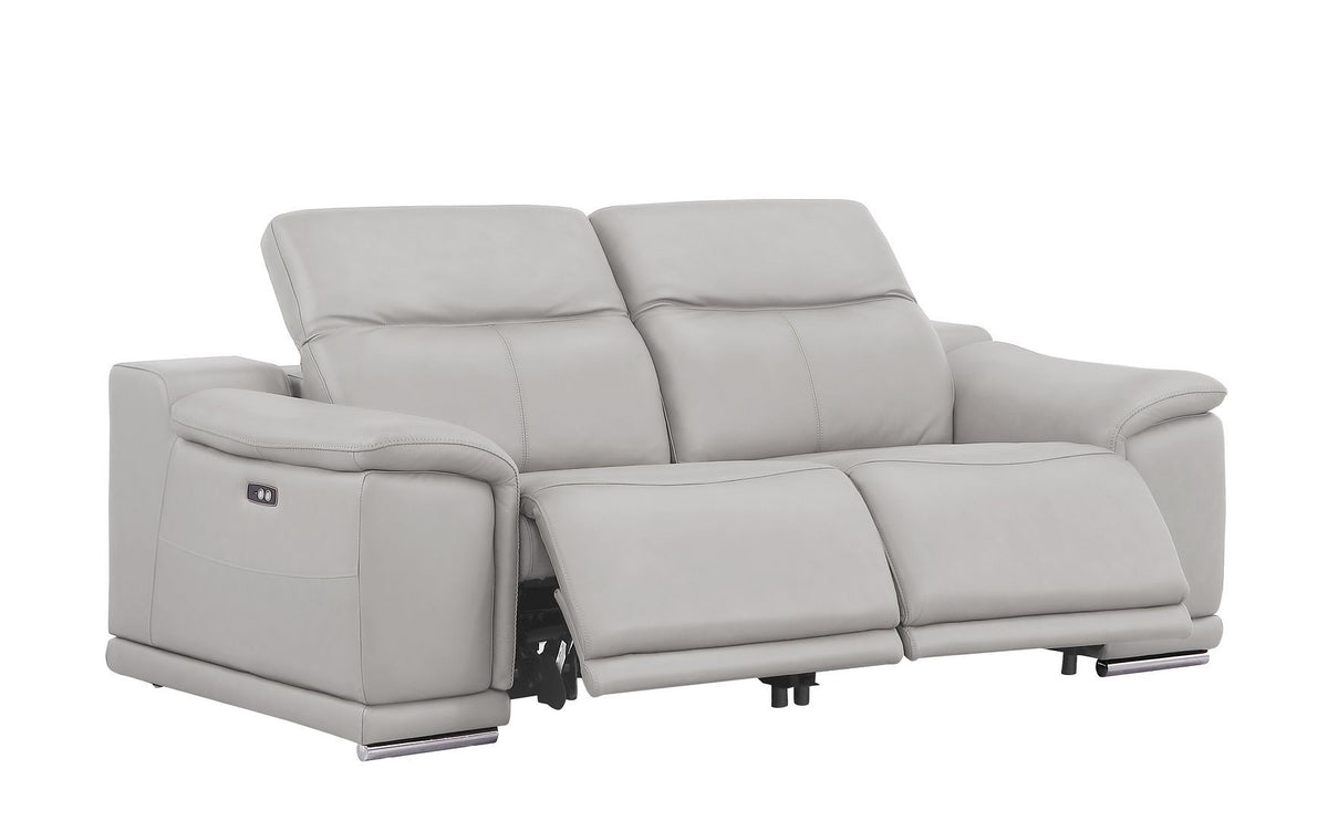 2679 - Genuine Leather Reclining Set (Sofa And Loveseat With 4 Power Recliners)