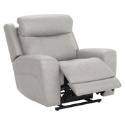 Parker Living Callahan power lift recliner with heat and massage, featuring plush upholstery and a sturdy lift mechanism.