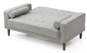 Contemporary Glory Furniture loveseat for two, a stylish futon loveseat with plush cushions and modern design, perfect for small living rooms.
