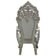 Sandoval - Arm Chair (Set of 2) - Beige Synthetic Leather & Champagne - R&R Furniture Gallery (Fountain Valley, CA)