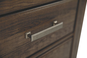 Juararo - Two Drawer Night Stand - Dark Brown - R&R Furniture Gallery (Fountain Valley, CA)