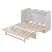 DreamHaus cabinet bed with large drawers, stylish design, and space-saving features, showcasing its modern and functional look.