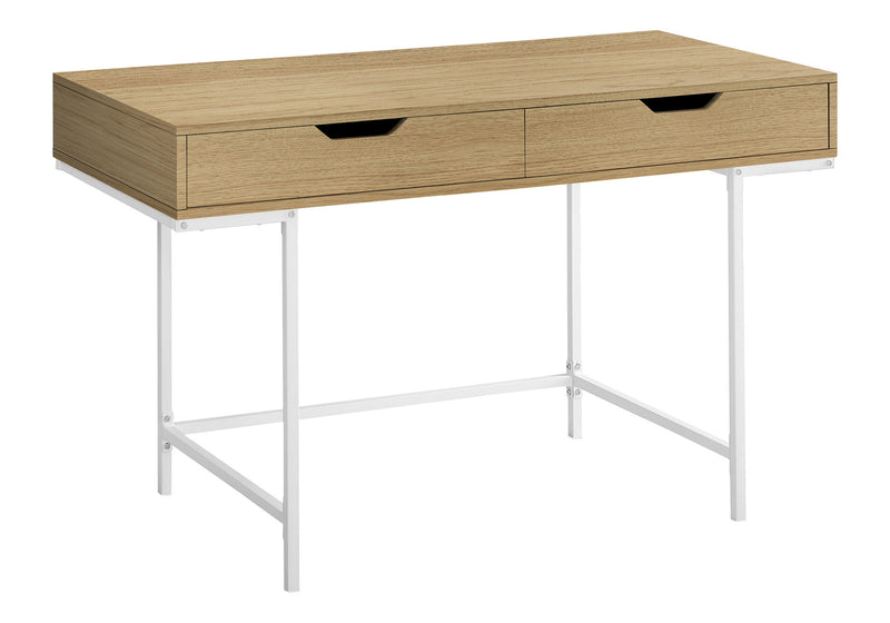 Computer Desk For Home Office, Storage Drawers, Marble Look Contemporary & Modern - R&R Furniture Gallery (Fountain Valley, CA)
