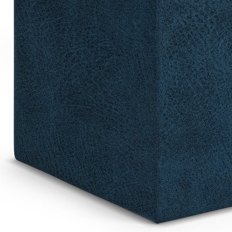 Rockwood - Upholstered Cube Storage Ottoman With Tray - R&R Furniture Gallery (Fountain Valley, CA)