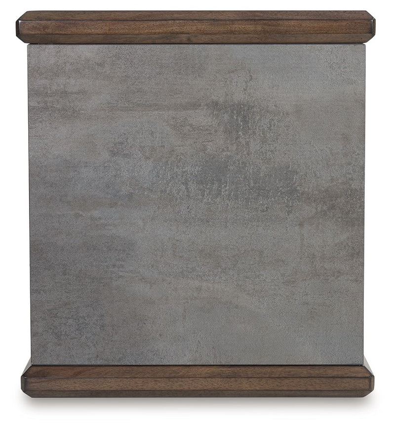Kallenny - Rectangular End Table - Brown / Gray - R&R Furniture Gallery (Fountain Valley, CA)