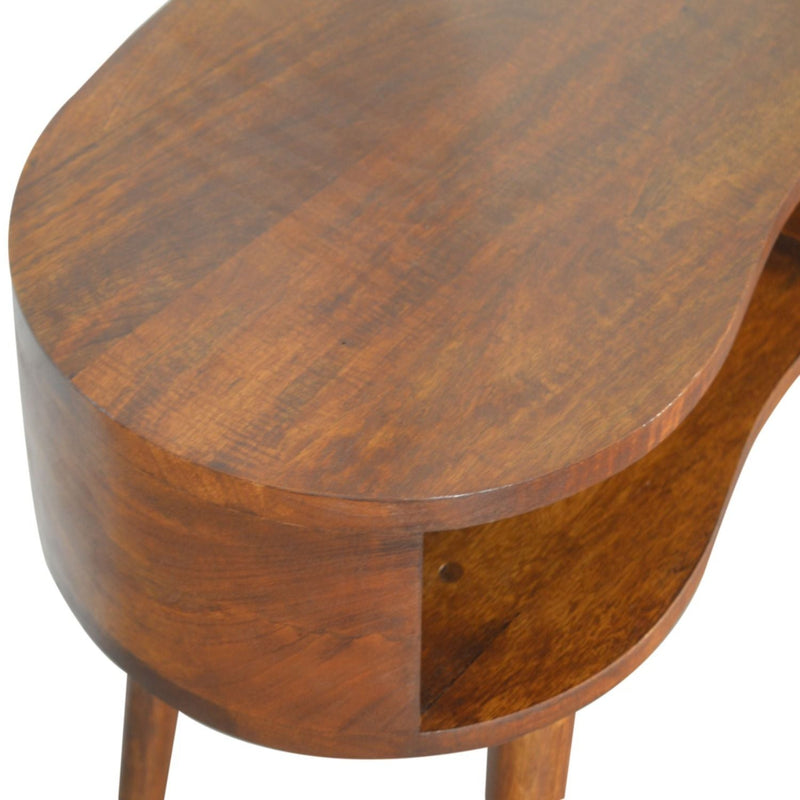 Rounded Writing Desk - Chestnut - R&R Furniture Gallery (Fountain Valley, CA)