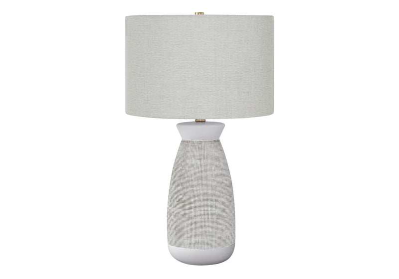 Lighting, Table Lamp, Ceramic, Contemporary - Gray - R&R Furniture Gallery (Fountain Valley, CA)