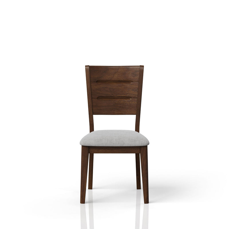 Dining Chairs Upholstered Side Chair - Cherry - R&R Furniture Gallery (Fountain Valley, CA)