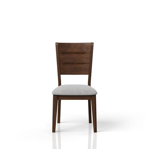 Dining Chairs Upholstered Side Chair - Cherry - R&R Furniture Gallery (Fountain Valley, CA)