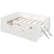 Platform Bed With Guardrail And Drawer - R&R Furniture Gallery (Fountain Valley, CA)