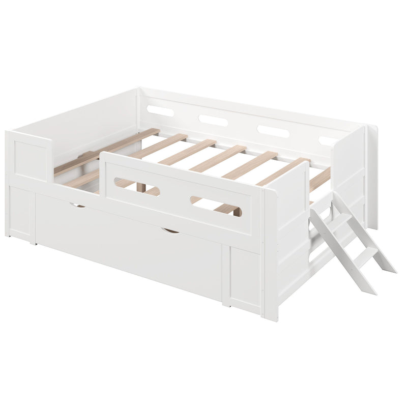 Platform Bed With Guardrail And Drawer - R&R Furniture Gallery (Fountain Valley, CA)