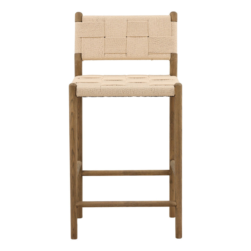 Xiana - Counter Stool - Natural And Light Brown