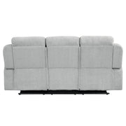 Galya - Motion Sofa - Light Gray Chenille - R&R Furniture Gallery (Fountain Valley, CA)