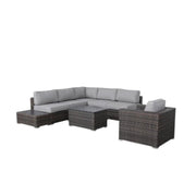 Stylish Entertainment Sectional Set, Outdoor Living - R&R Furniture Gallery (Fountain Valley, CA)
