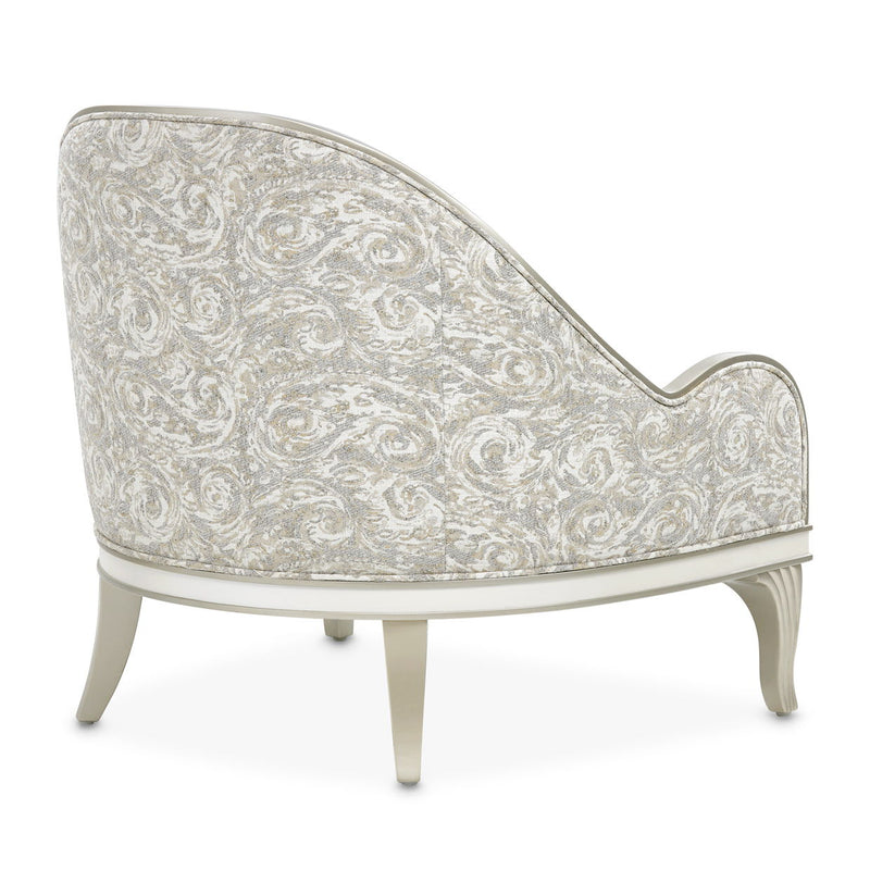 La Marisia - Chenille Accent Chair - Tranquil / Light Champagne - R&R Furniture Gallery (Fountain Valley, CA)