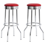 Bar Height Stool Vintage Style (Set of 2)