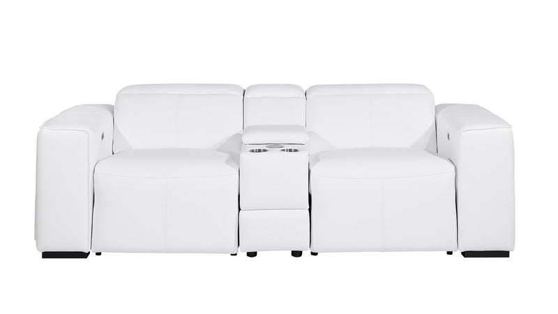 1224 - 5-Piece Modular Power Reclining Sofa And Loveseat Set In With 4 Power Recliners & Power Headrests