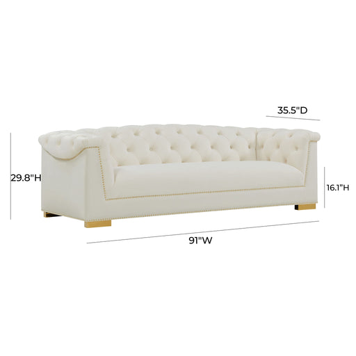 Farah - Velvet Sofa - R&R Furniture Gallery (Fountain Valley, CA)