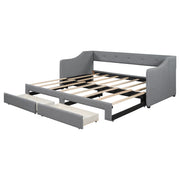 Upholstered Daybed With 2 Drawers - R&R Furniture Gallery (Fountain Valley, CA)