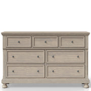 Seven Drawer Dresser - Antique Gray - R&R Furniture Gallery (Fountain Valley, CA)