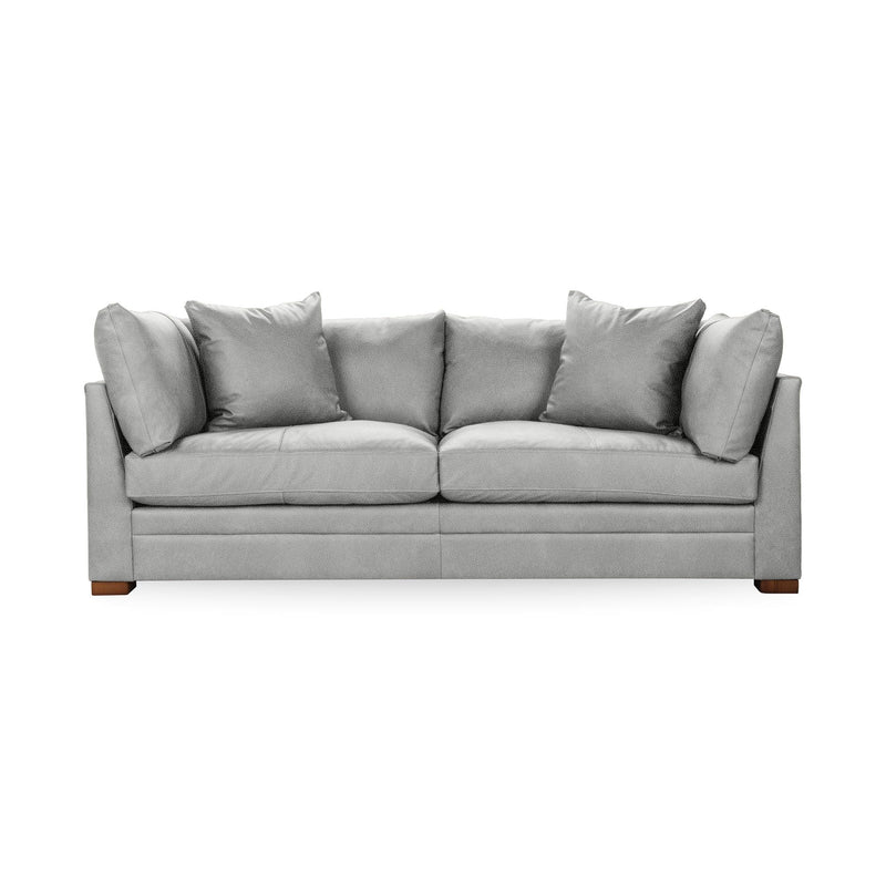Classic Home Audrey stationary sofa with plush fabric upholstery, featuring a modern design and comfortable seating.