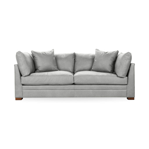 Classic Home Audrey stationary sofa with plush fabric upholstery, featuring a modern design and comfortable seating.
