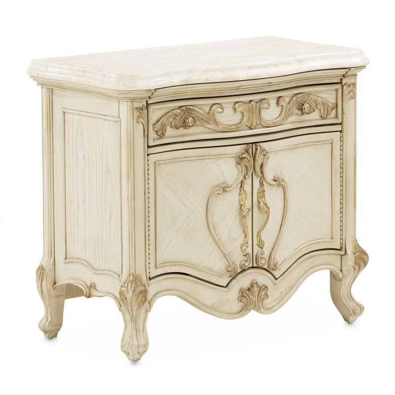 Platine de Royale - Nightstand - Champagne - R&R Furniture Gallery (Fountain Valley, CA)