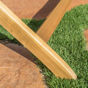 Blissique - Outdoor Foldable Wood Dining Table With Slat Design - R&R Furniture Gallery (Fountain Valley, CA)