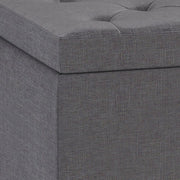 Hamilton - Upholstered Lift Top Rectangular Storage Ottoman - R&R Furniture Gallery (Fountain Valley, CA)
