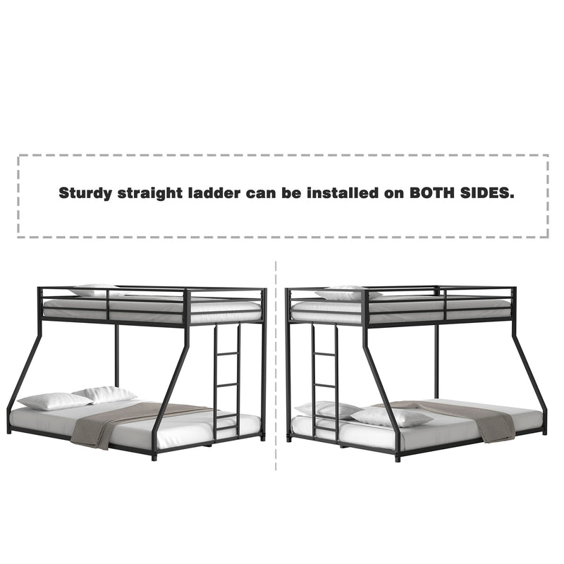 House & Home Furniture Adam bunk bed with sturdy wooden frame and two stacked sleeping areas for kids or teens.
