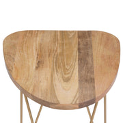 Patrice - Handcrafted Metal And Wood Accent Table - R&R Furniture Gallery (Fountain Valley, CA)