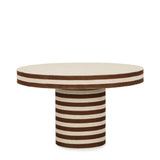 Lyra - Striped Cotton Jute Contract-Grade Table - R&R Furniture Gallery (Fountain Valley, CA)