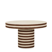 Lyra - Striped Cotton Jute Contract-Grade Table - R&R Furniture Gallery (Fountain Valley, CA)