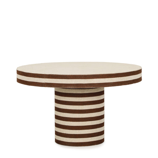 Lyra - Striped Cotton Jute Contract-Grade Table - R&R Furniture Gallery (Fountain Valley, CA)
