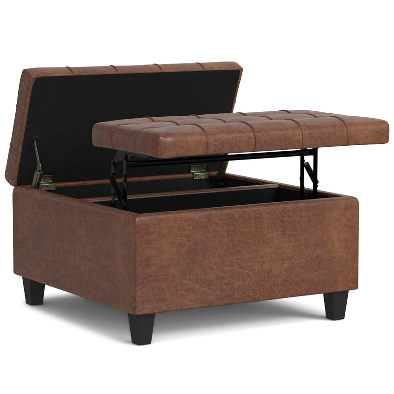 Harrison - Large Coffee Table Storage Ottoman - R&R Furniture Gallery (Fountain Valley, CA)