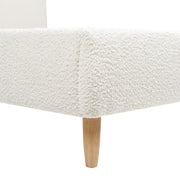 Roman - Curved Headboard Upholstered Platform Bed - R&R Furniture Gallery (Fountain Valley, CA)