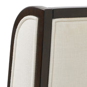 Belmont Place - Desk Chair - White / Dark Brown - R&R Furniture Gallery (Fountain Valley, CA)